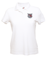 Lady-Fit White Polo Shirt (Badged)